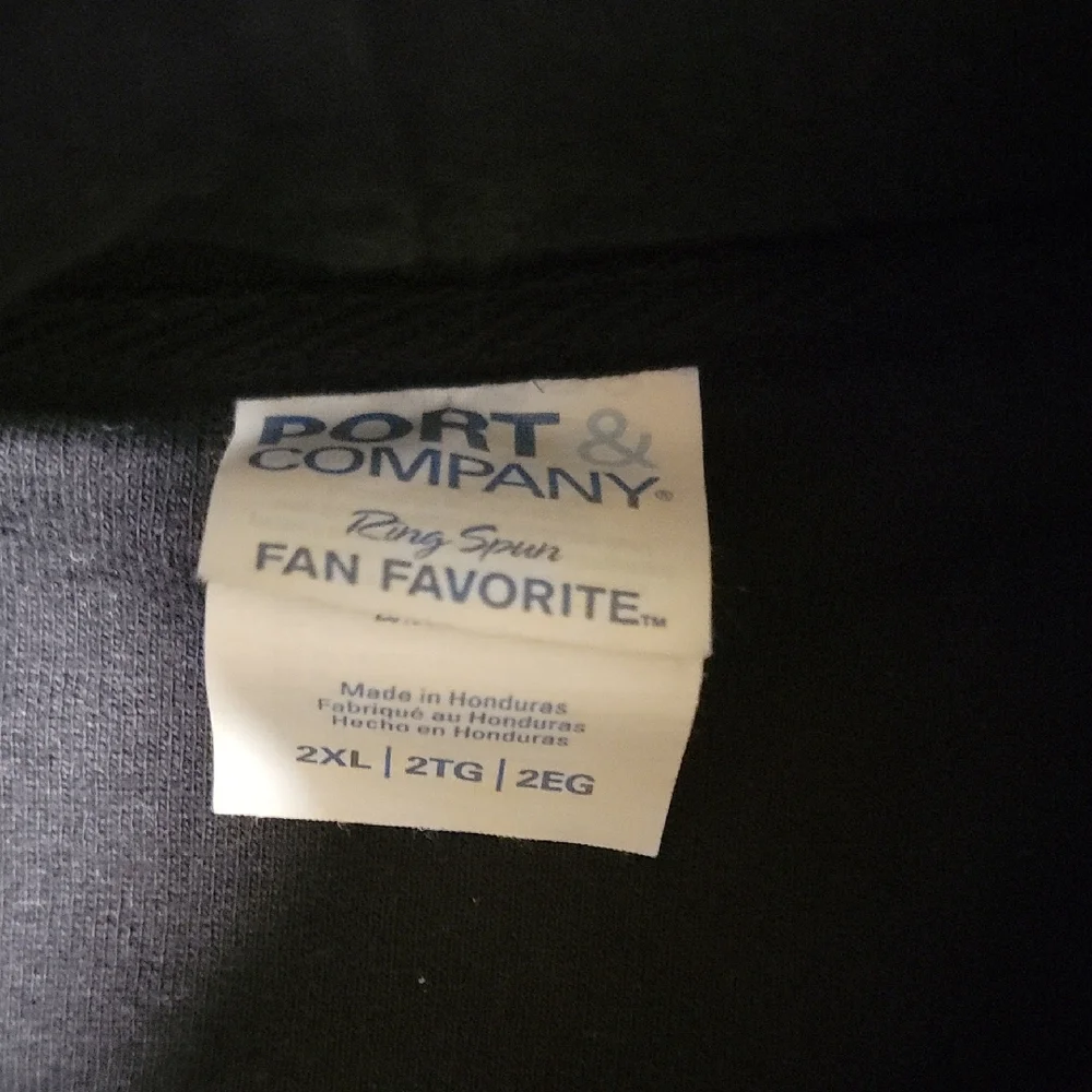 Port and Company Black Graphic Hoodie - Picture 2 of 4